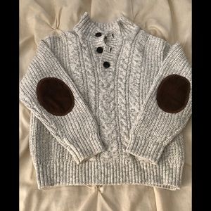 Janie & jack boys sweater with elbow patches
